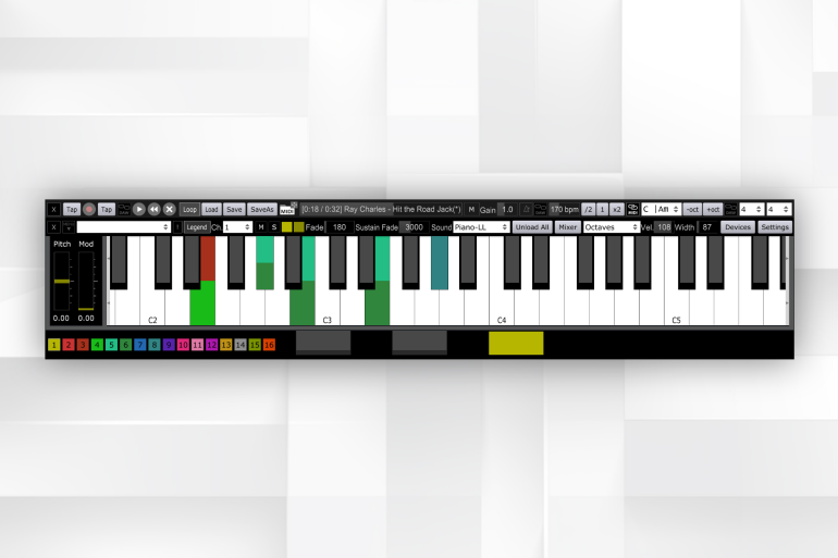 4drX adds UI presets and AAX support to VirtualKeyboard 1.9.1.