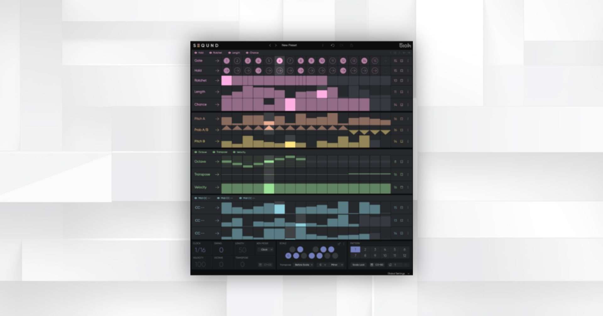 510k Updates SEQUND, a Polyrhythmic Sequencer Plugin, to v1.5.6 for Mac & Win.