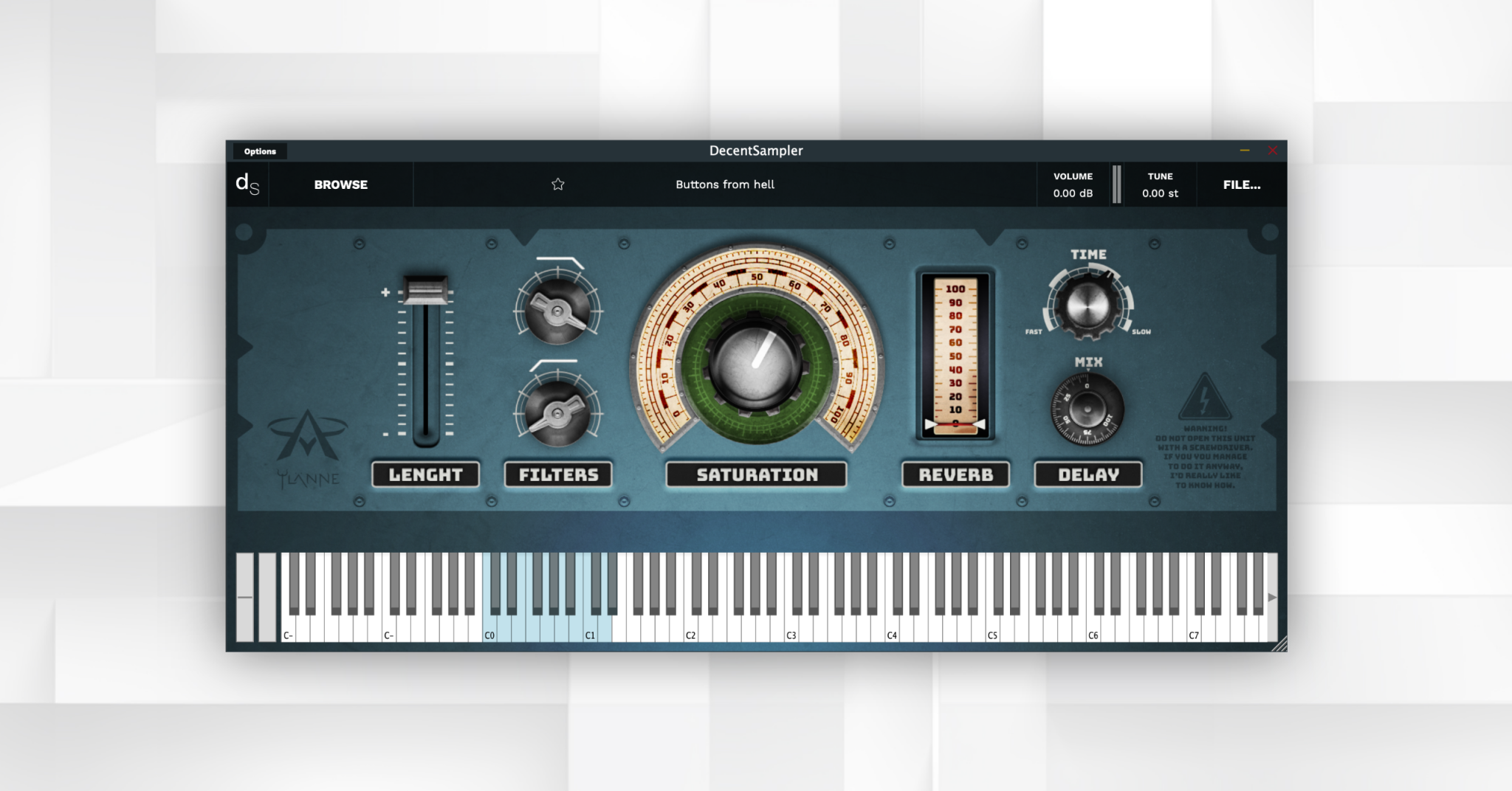 Guy Rule Instrument News: AV-Ylänne Launches Free Percussive Instrument Buttons from Hell ...
