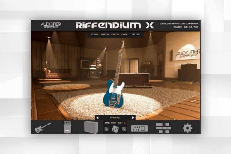 Audiofier Launches Riffendium X, an Editable Guitar Loops Workstation for Kontakt.
