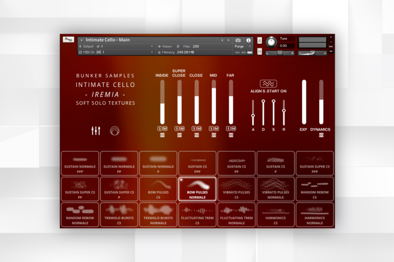 Bunker Samples Launches Intimate Cello Iremia for Kontakt.