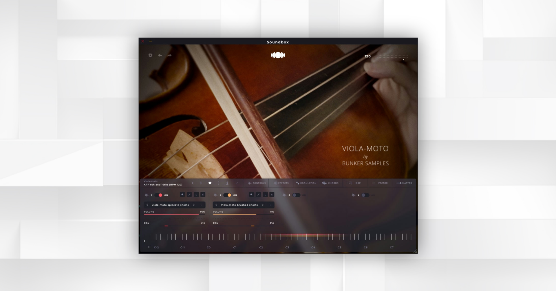 Bunker Samples Launches Viola-Moto for Soundbox.