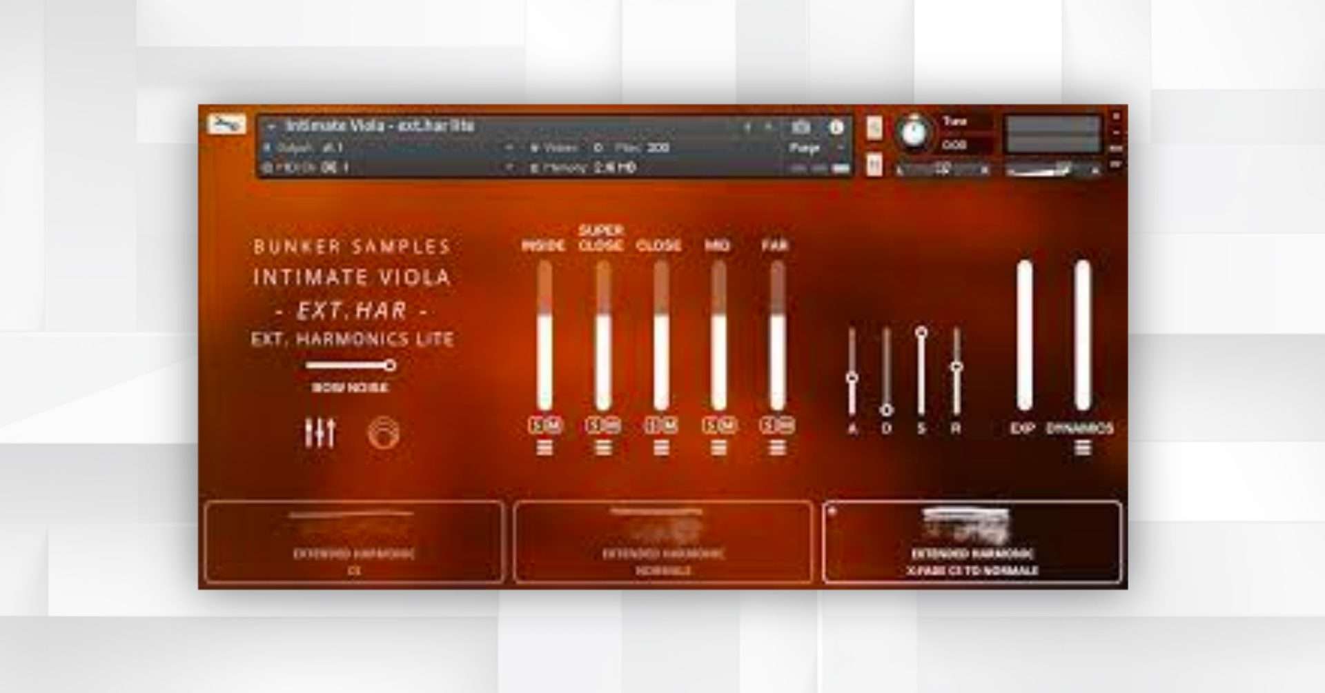 Bunker Samples has released Ext.Har Lite, a free library for Kontakt.
