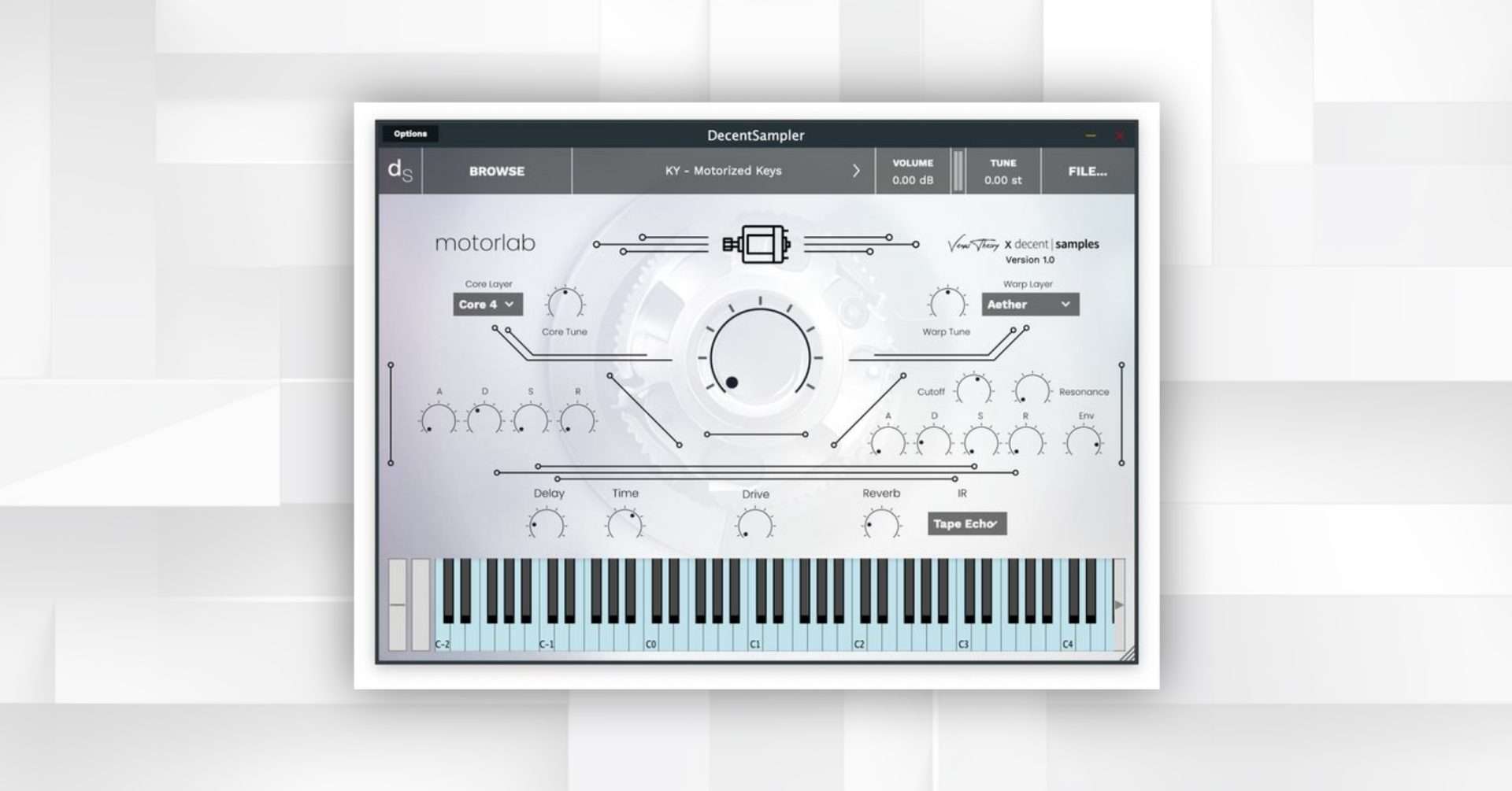 Decent Samples & Venus Theory have released Motorlab virtual instrument.