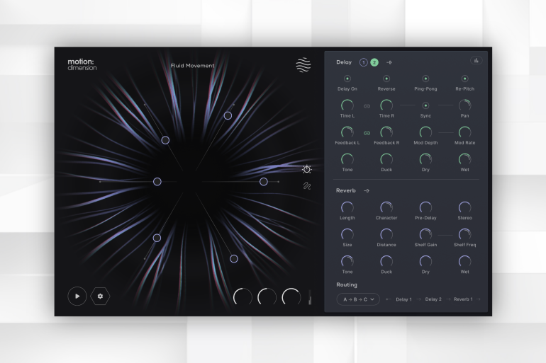 Excite Audio Unveils Motion: Dimension, a space and time modulation effect.