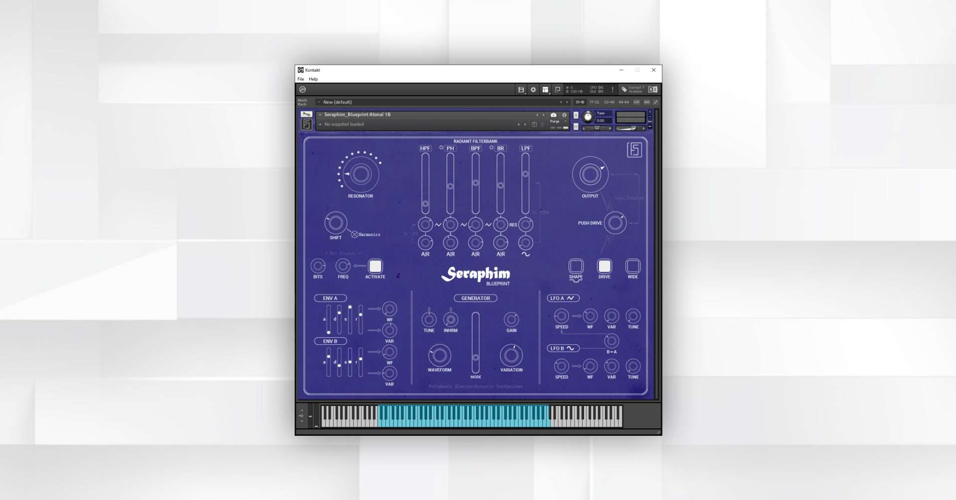 Fliudshell has released Seraphim Blueprint for Kontakt.