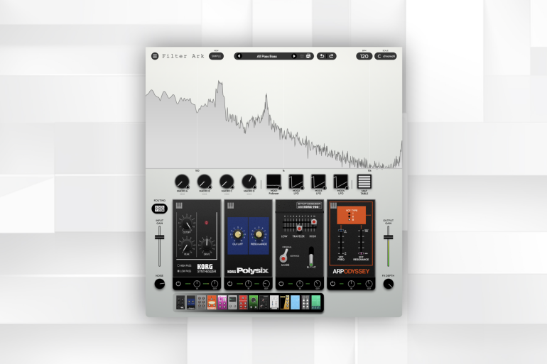 Korg Launches Filter Ark Filter Design Plugin.