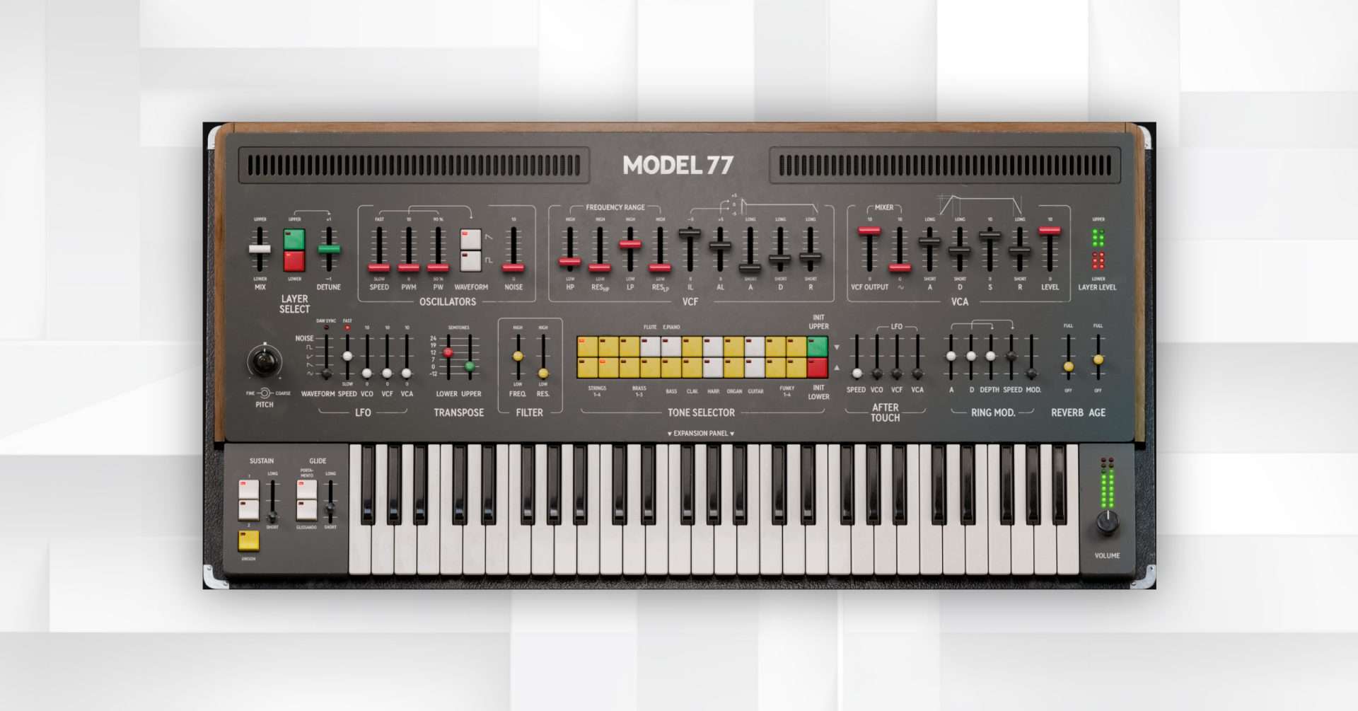 Softube Launches Model 77 Dual Layer Synth Plugin.
