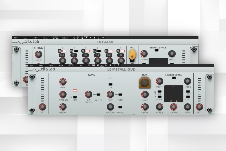 XILS-lab Launches Les Diffuseurs Plugin Bundle with La Palme and Le Metallique Reverb Effects.