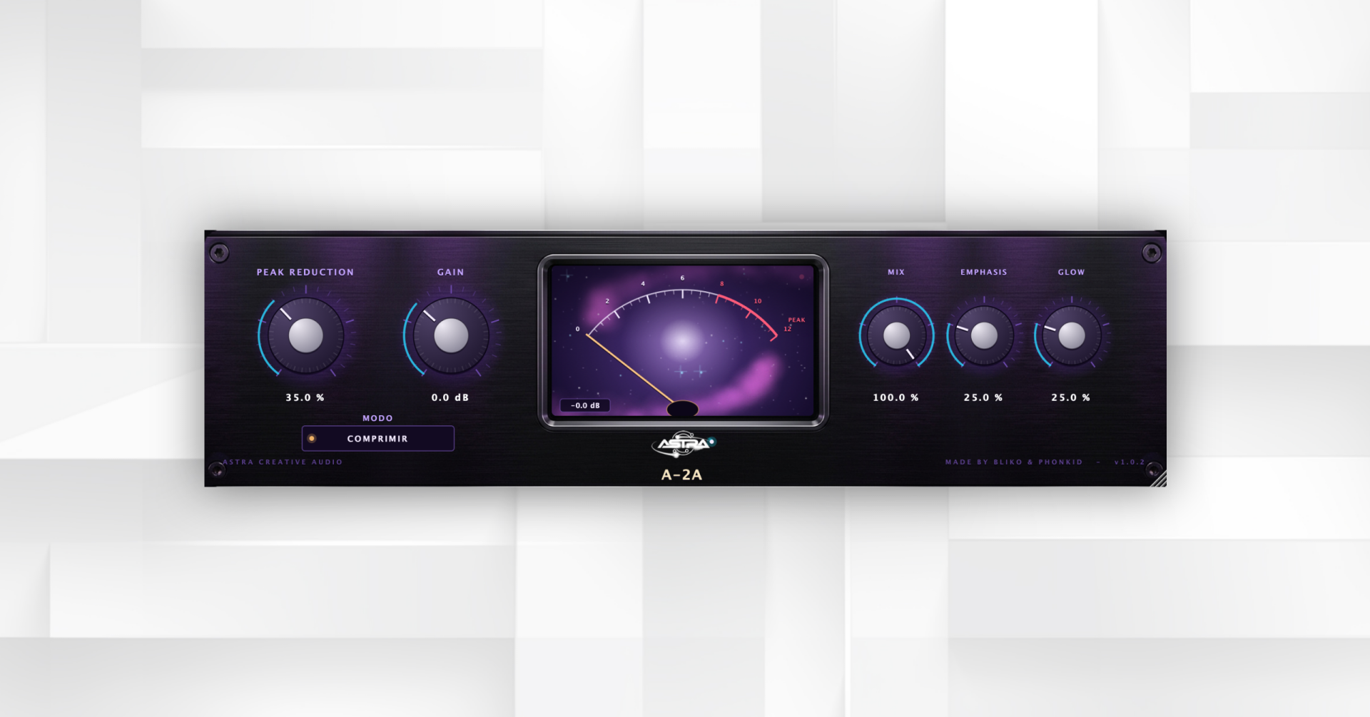 Astra Creative Audio releases the Astra A-2A, a free optical compressor.
