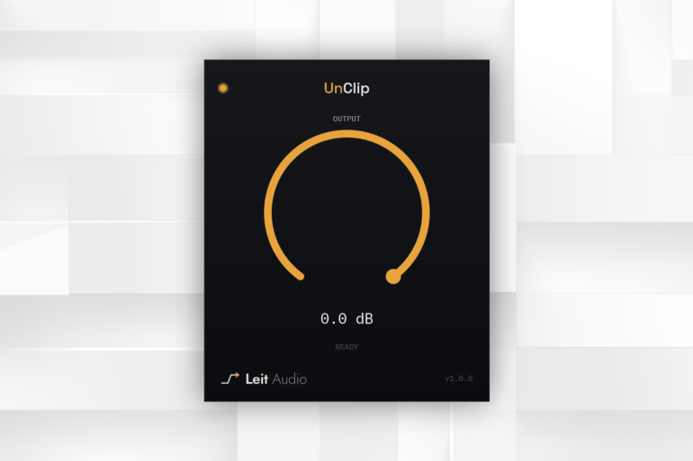 Leit Audio has released UnClip, a free plugin that automatically reconstructs short peaks damaged by hard digital clipping.