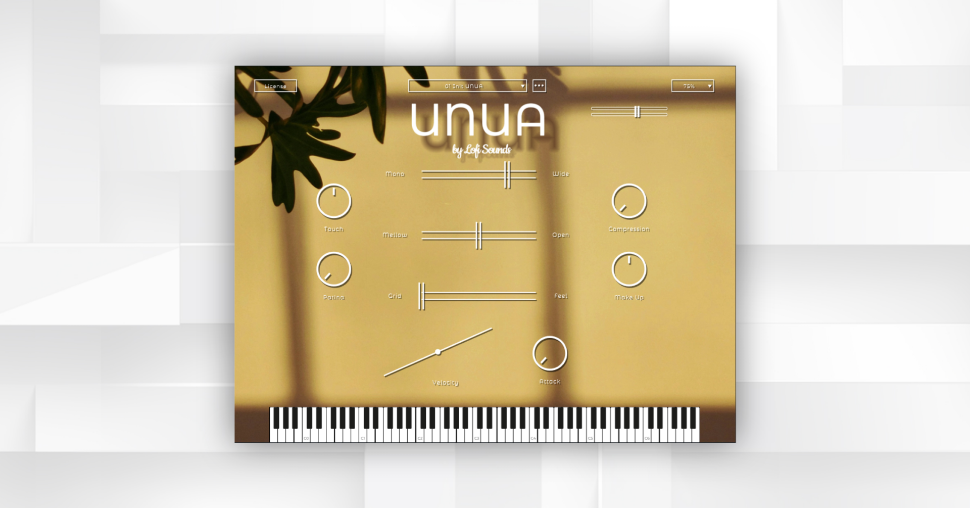 Lofi Sounds has released UNUA, a soft, mellow piano instrument for lofi music.
