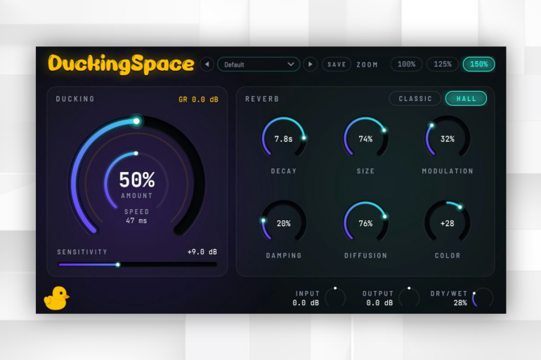 Sonic Skunk has released an update to DuckingSpace, a reverb plugin that ducks under incoming sound and blooms in gaps.