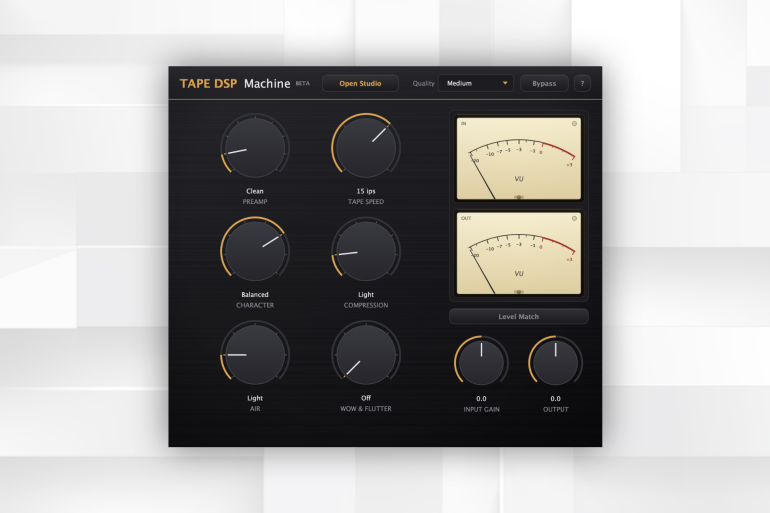 Tape DSP releases free Machine, Compressor and Echo plug-in pack.